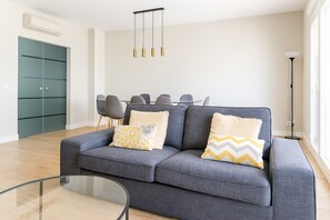 Living area - Beach House in front the sea (Marbella)