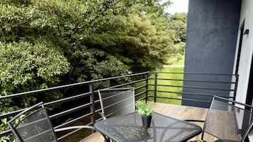 Deluxe appartement, uitzicht op bergen | Uitzicht op de bergen