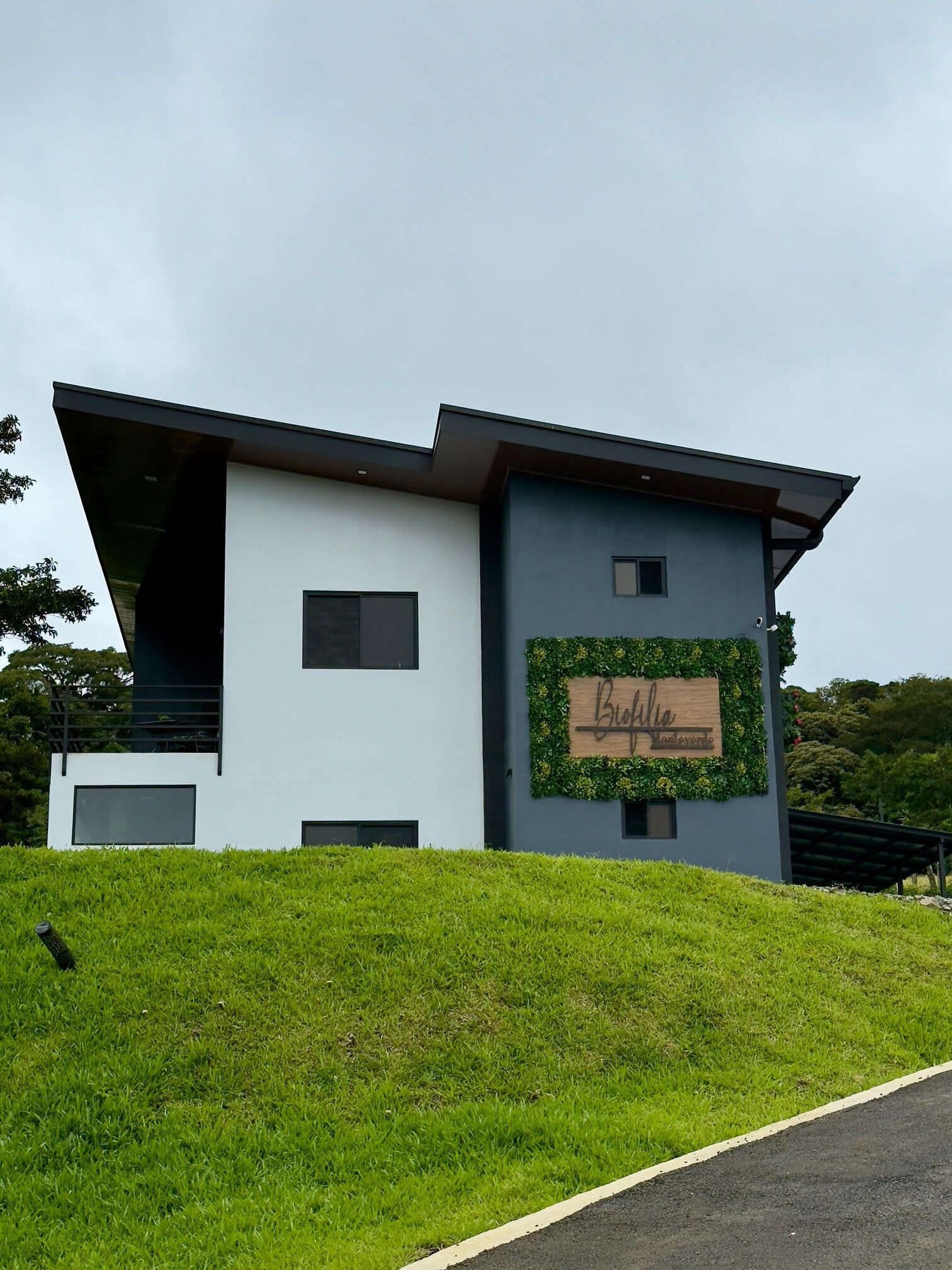 Façade de l’hébergement