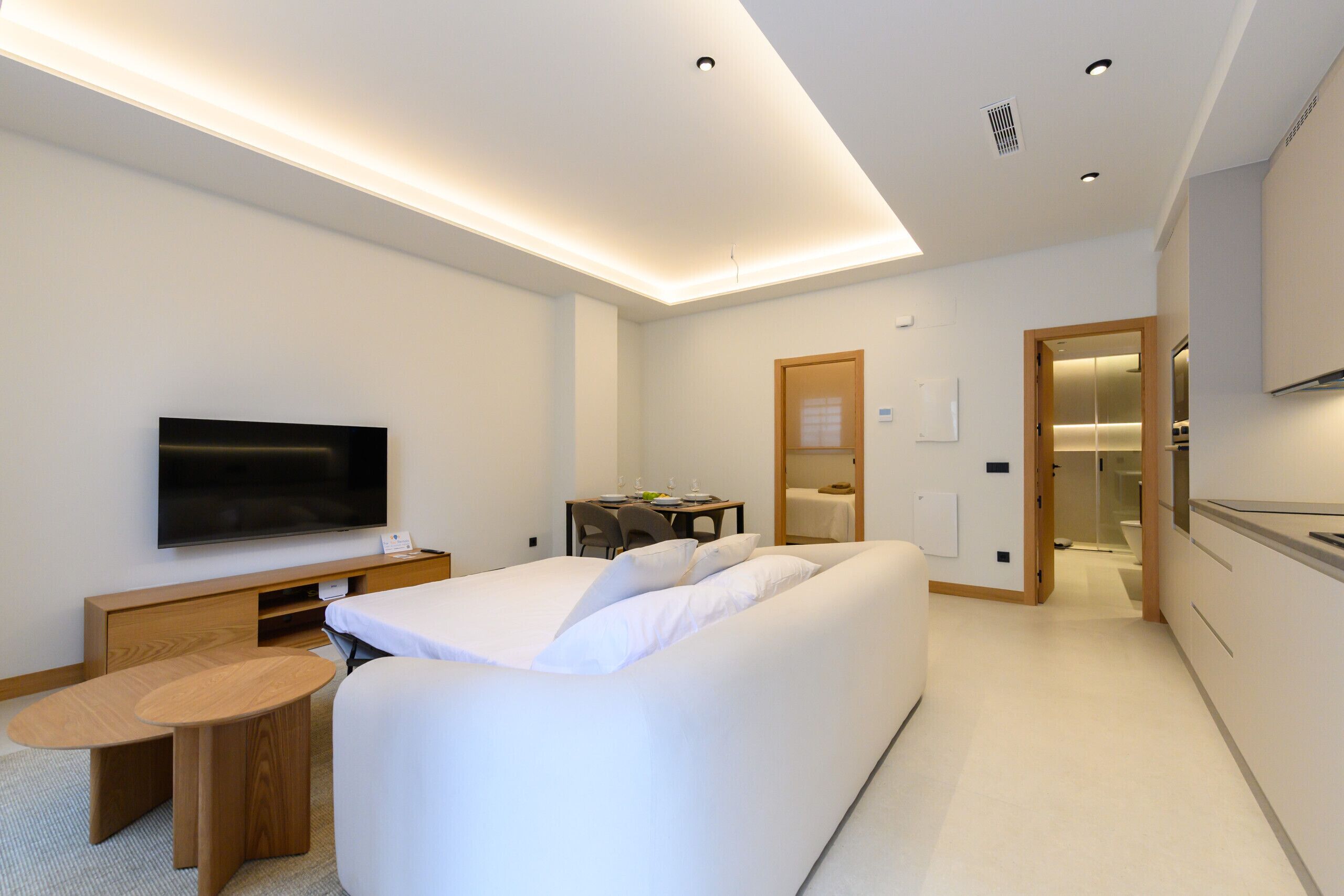 1 slaapkamer, een strijkplank/strijkijzer, gratis wifi