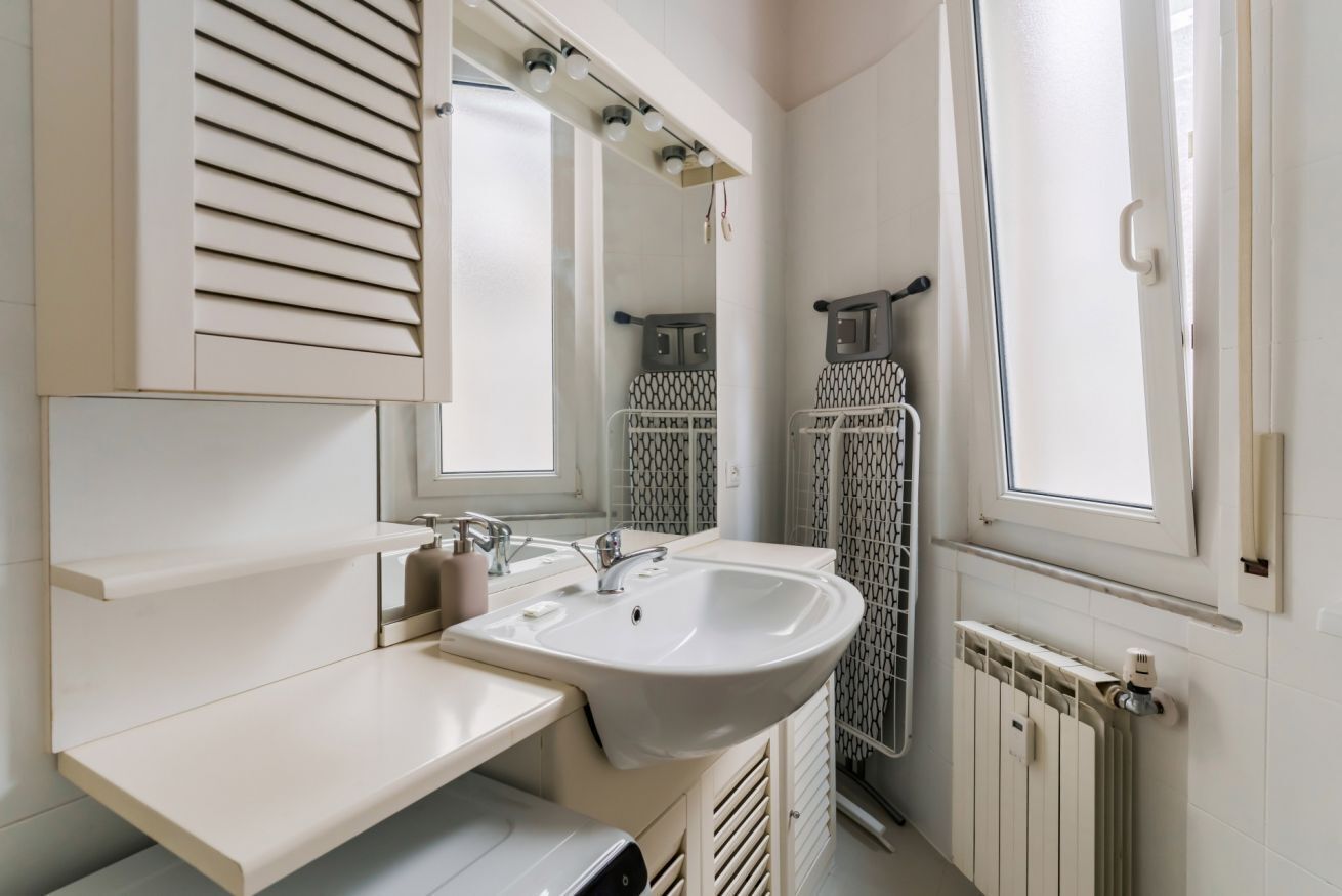 Dusche, Bidet, Handtücher