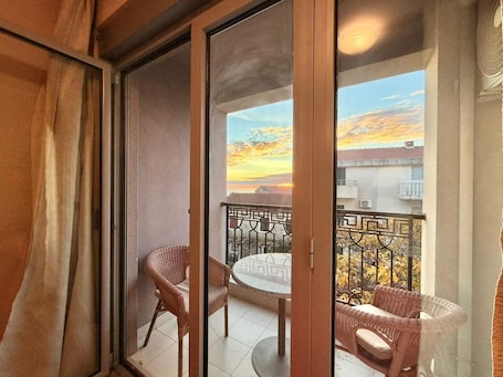 Family Apartment, Balcony, Partial Sea View | Terrace/patio