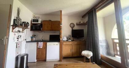 Charming One-bedroom Apartment With Magnificent View Close to the Super Venosc Chairlift