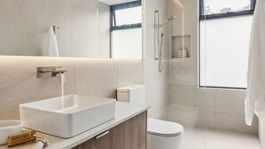Shower, hair dryer