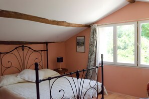 1 غرفة نوم وواي فاي وملاءات أسرّة