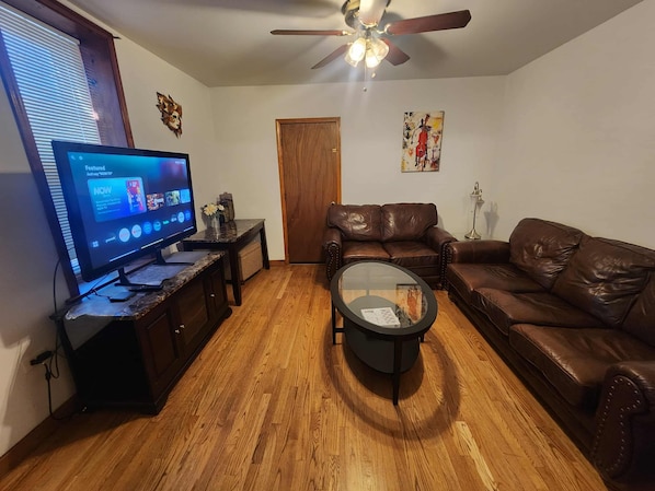 TV - 1-bedroom apartment in charming Chicago with AC and free street parking (Chicago)