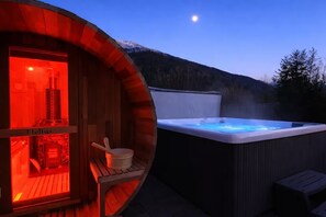 Bain à remous extérieur