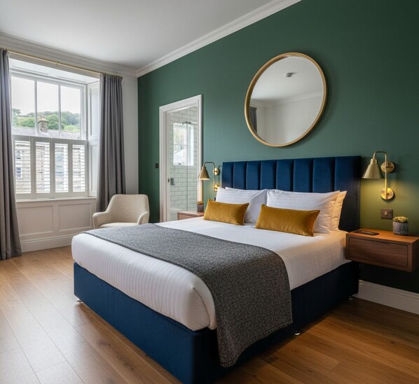 Chambre Double ou avec lits jumeaux, non-fumeurs | Chambres insonorisées, fer et planche à repasser, Wi-Fi gratuit