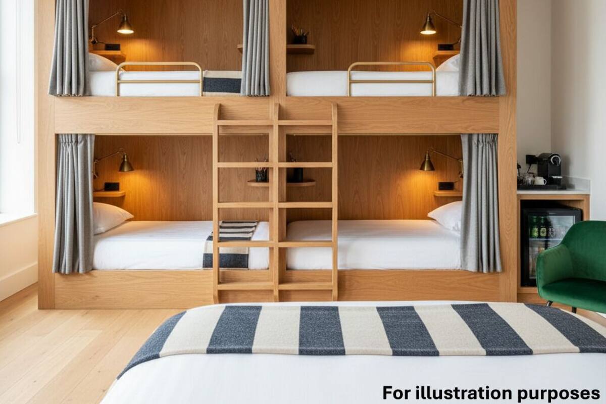 Room, Multiple Beds, Non Smoking | Soundproofing, iron/ironing board, free WiFi, bed sheets