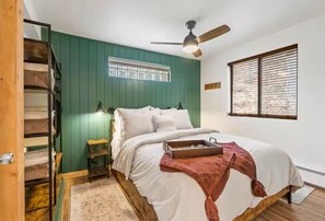 1 غرفة نوم وواي فاي وملاءات أسرّة