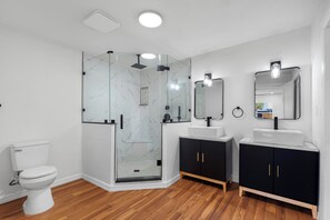 Towels, soap, toilet paper