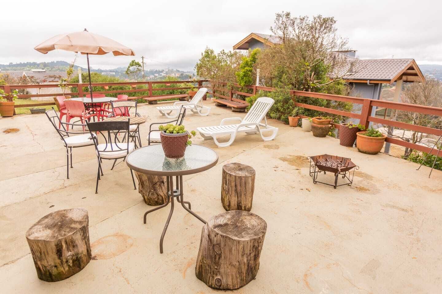 Opções para refeição ao ar livre