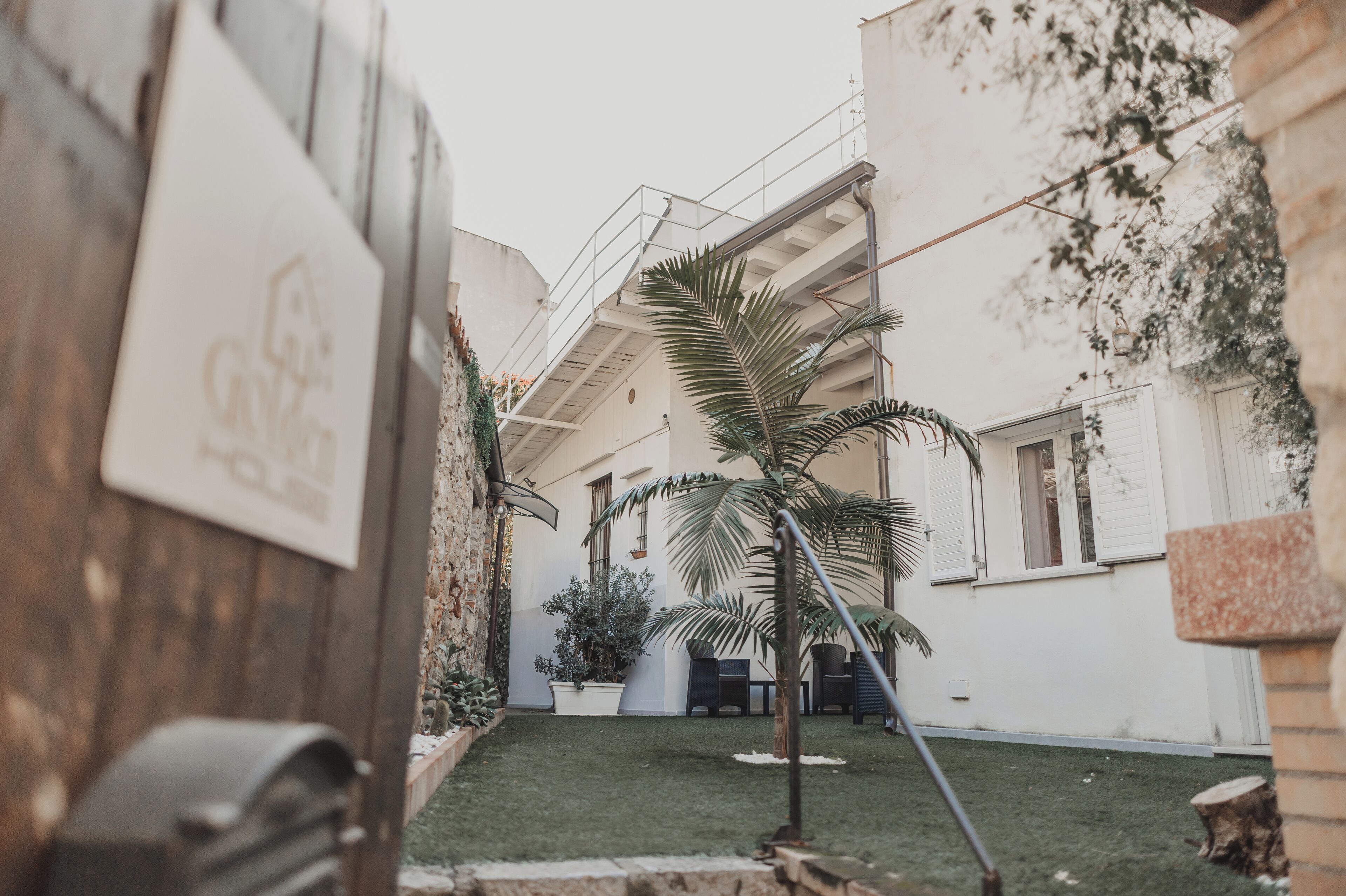 Entrée de l’hébergement