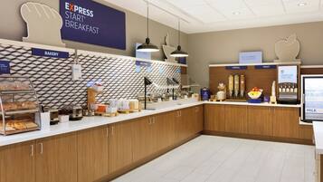 Free daily self-serve breakfast