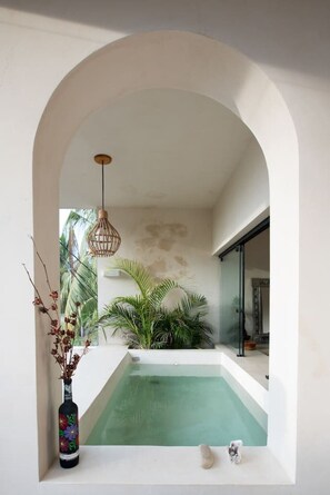 Pool - New Apartment One Block from the Beach (Puerto Escondido)