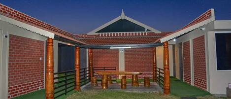 Voorkant van accommodatie