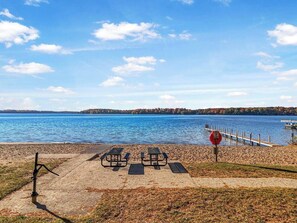 Beach - Cozy 2bdr Lakefront Duplex on Long Lake (Traverse City)