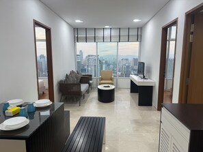Family Apartment, City View | Ruang tamu
