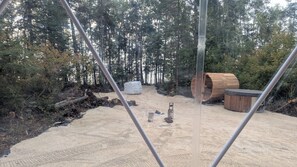 Overnatningsstedets område