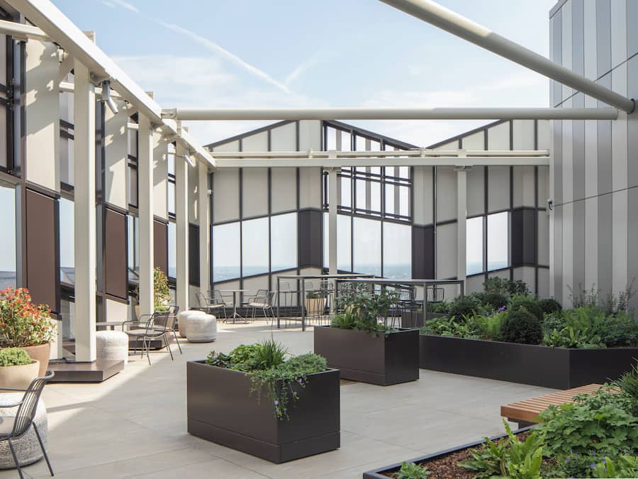 Rooftop terrace