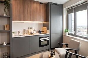 Studio, non-fumeurs, vue ville | Cuisine privée