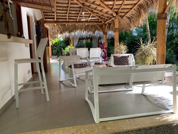 Terrace/patio - Caribbean villa near the sea (Las Terrenas)
