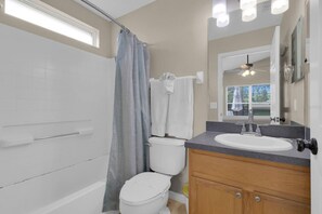 Hårtørrer, håndklæder