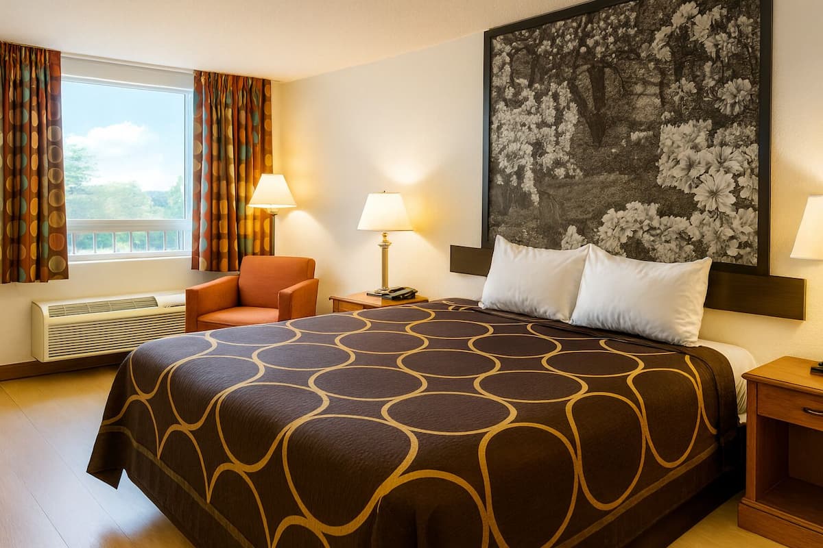 Escritorio, espacio para trabajar con un portátil, wifi gratis