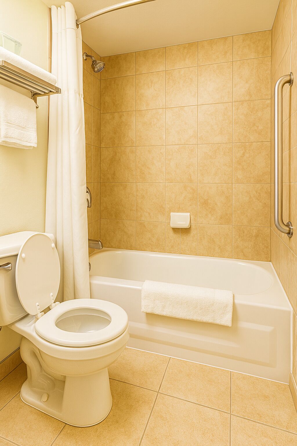 Free toiletries, towels, soap, shampoo