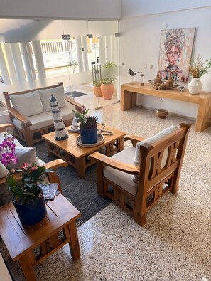 Living area - HOTEL MONTESILVA (Puerto Plata)