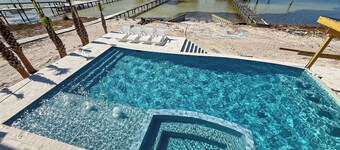 Luxury Waterfront Villa w/ Pool, Hot Tub, Dock & Game Room - Sleeps 28