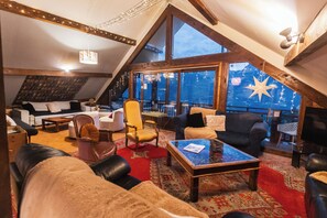 Living area - Gîte l'Aurienchon (Auris)