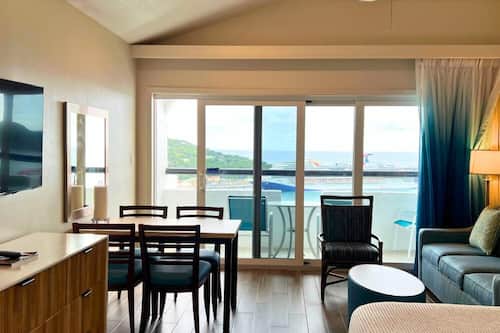 Studio with Balcony | Living area | Flat-screen TV