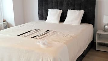 2 slaapkamers, een strijkplank/strijkijzer, wifi, beddengoed