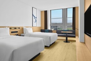 Superior kamer, 2 tweepersoonsbedden, uitzicht op de stad