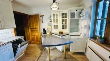 Kühlschrank, Ofen, Herdplatte, Geschirrspüler