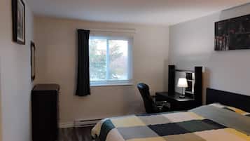 2 makuuhuonetta, silitysrauta/-lauta, Wi-Fi, vuodevaatteet