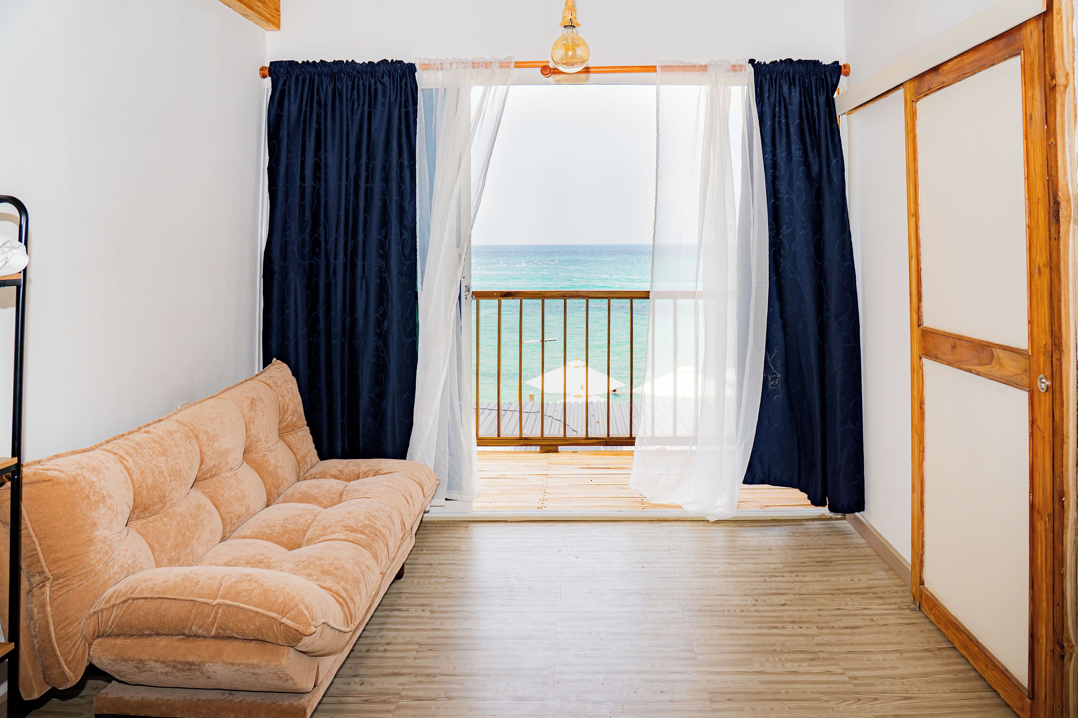 Double Room, Balcony, Beach View | View from room