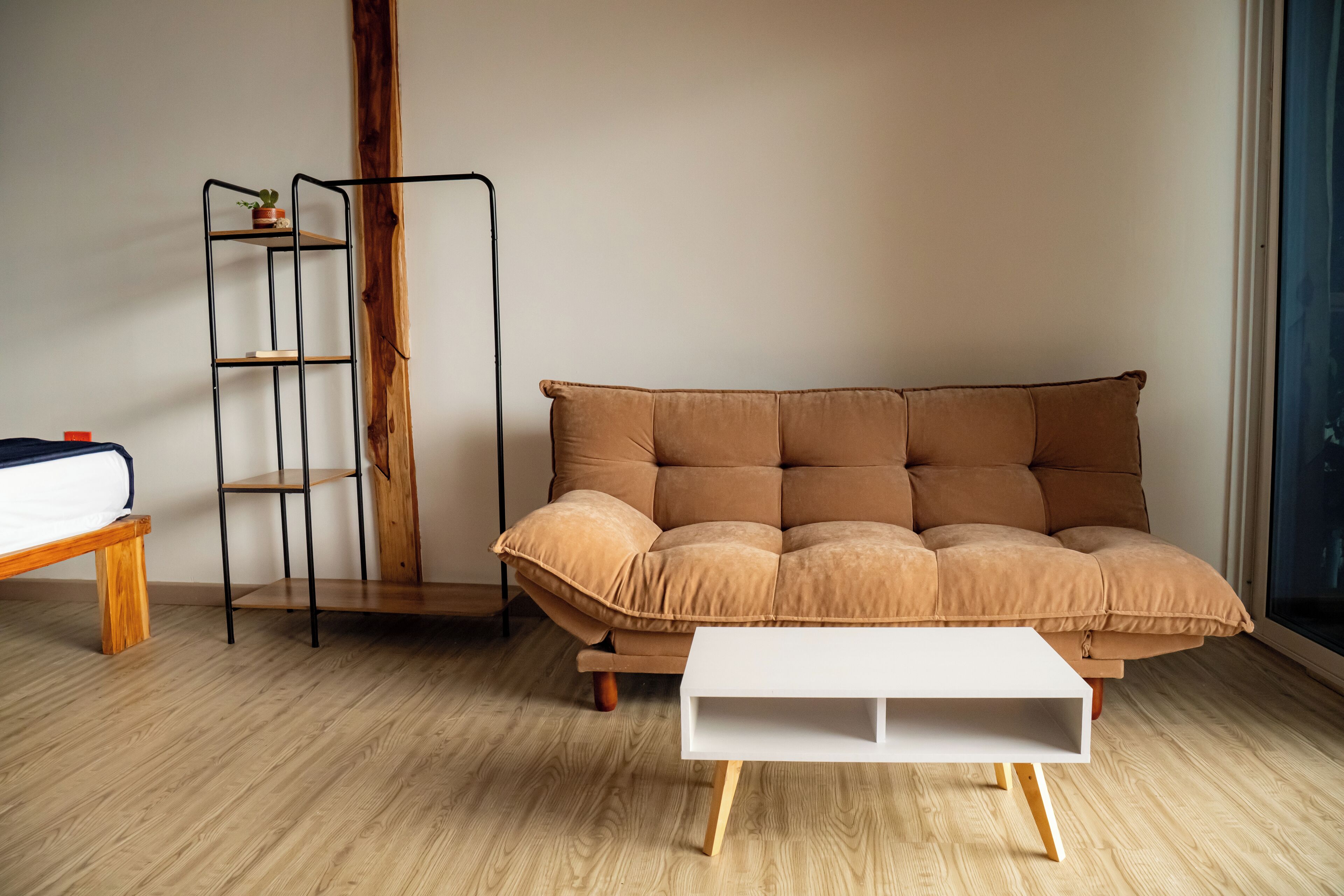 Habitación doble, balcón, vistas a la playa | Zona de estar