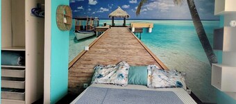 Delightful 4-bedroom house with AC in Banja Koviljača with the mountain view