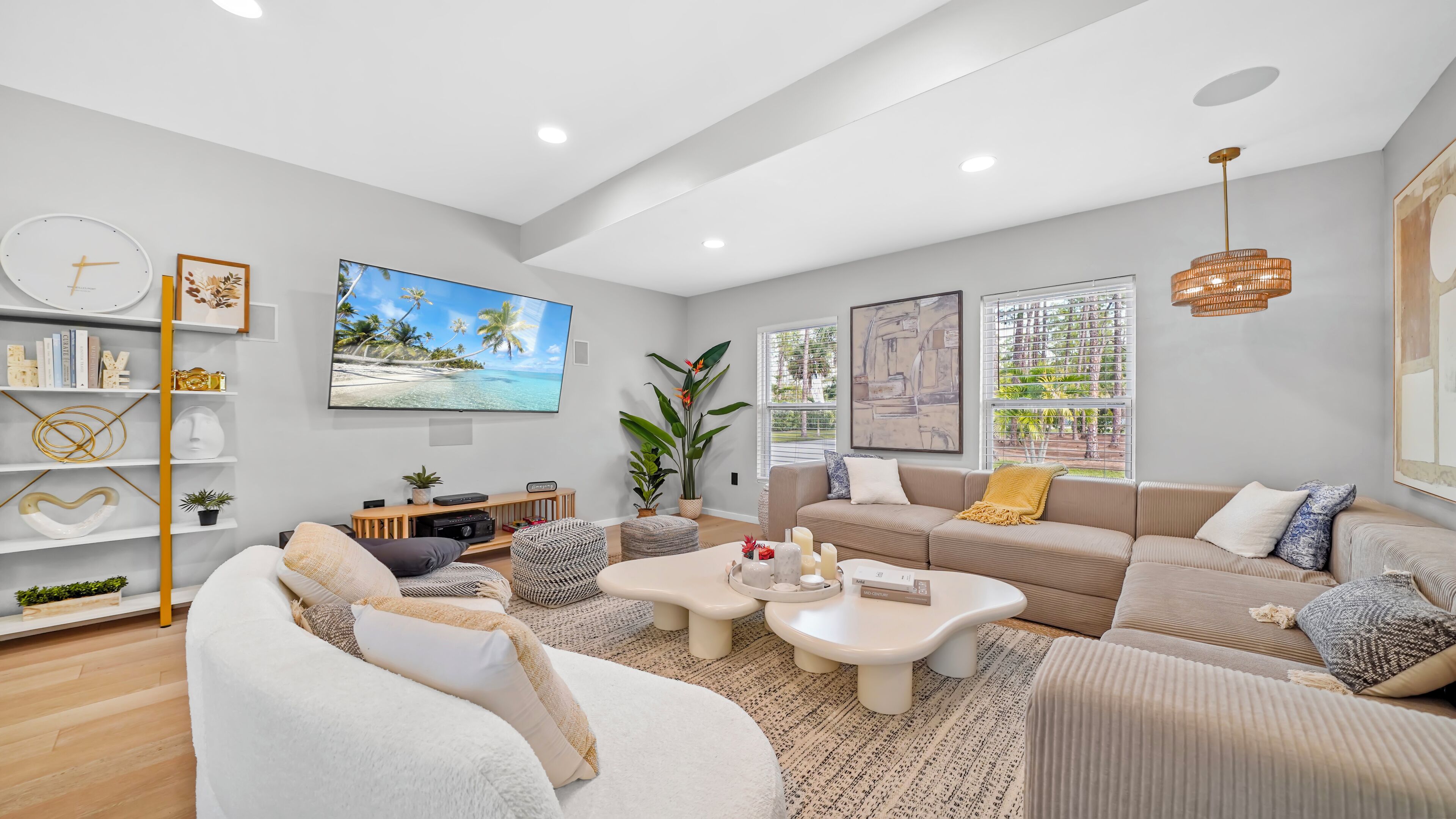 Smart TV, video games, books, stereo