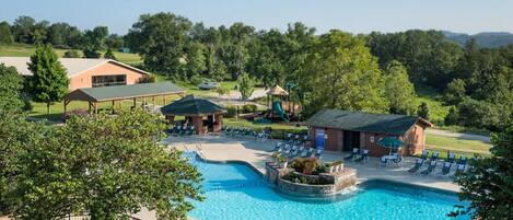 Indoor pool, outdoor pool