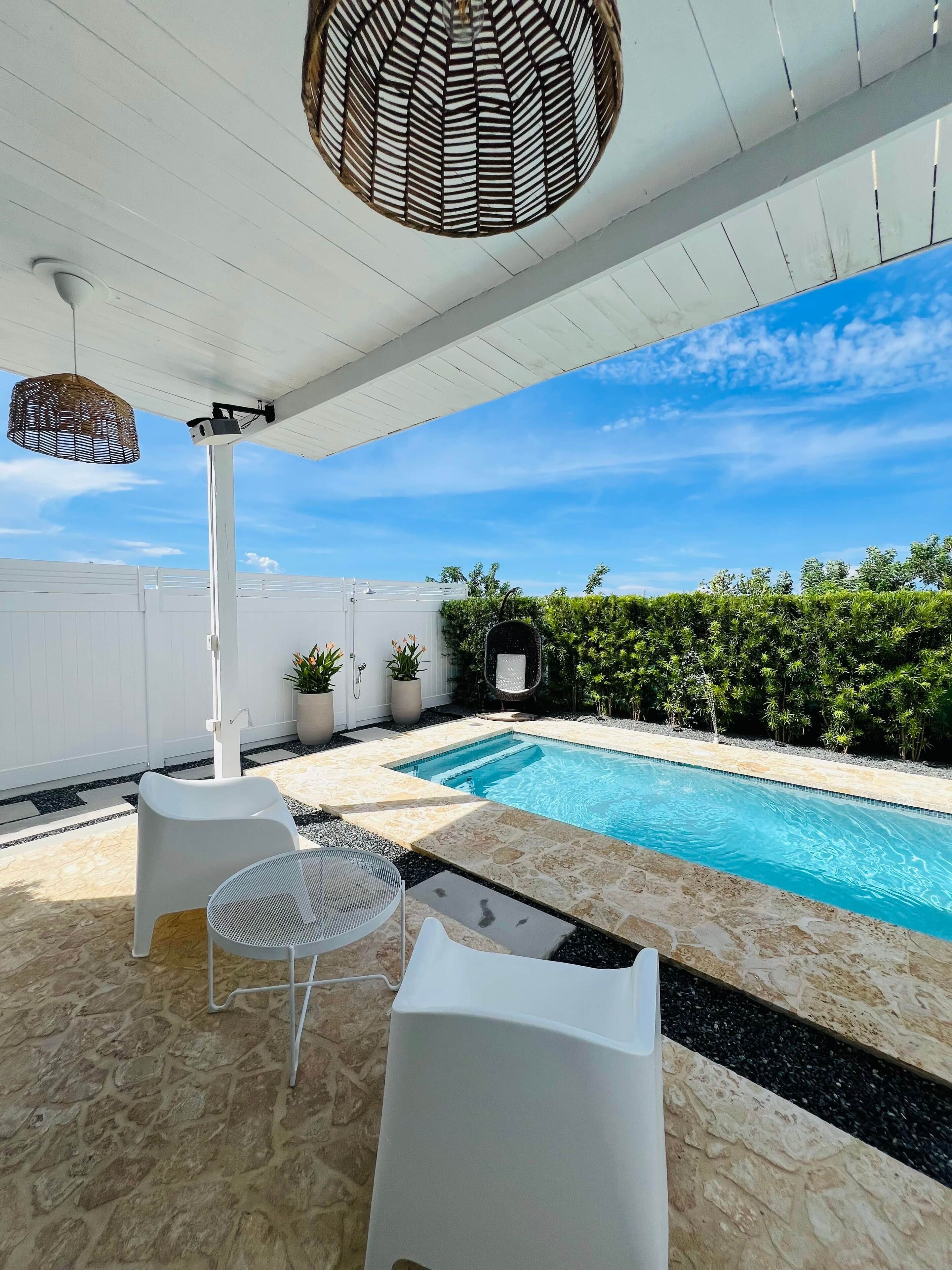 Udendørs pool, opvarmet pool