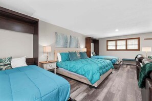 1 slaapkamer, een strijkplank/strijkijzer, wifi, beddengoed