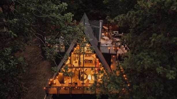 Unclassified image, 1 of 79, button - Iconic A-Frame Epic Views, BBQ, Firepit, Stargaze (Running Springs)