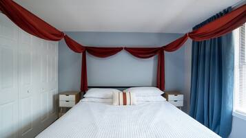 1 habitación, tabla de planchar con plancha, wifi y ropa de cama