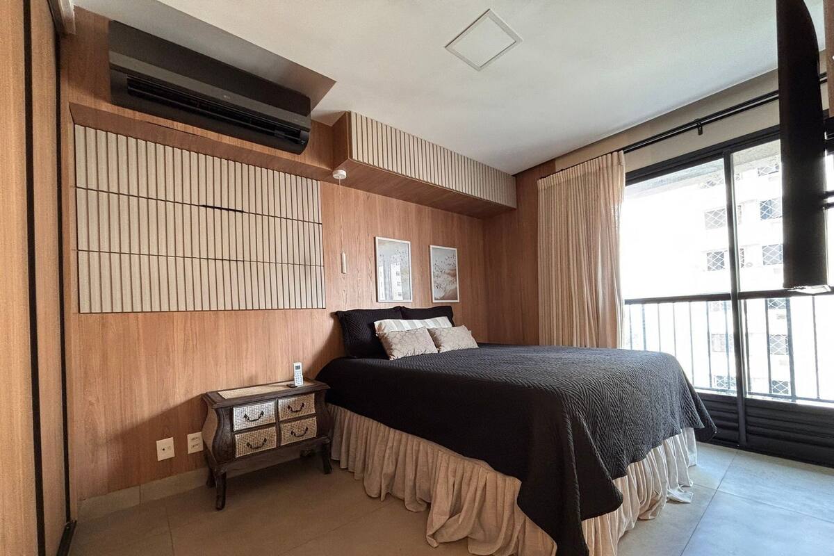 Individually decorated, individually furnished, desk, laptop workspace