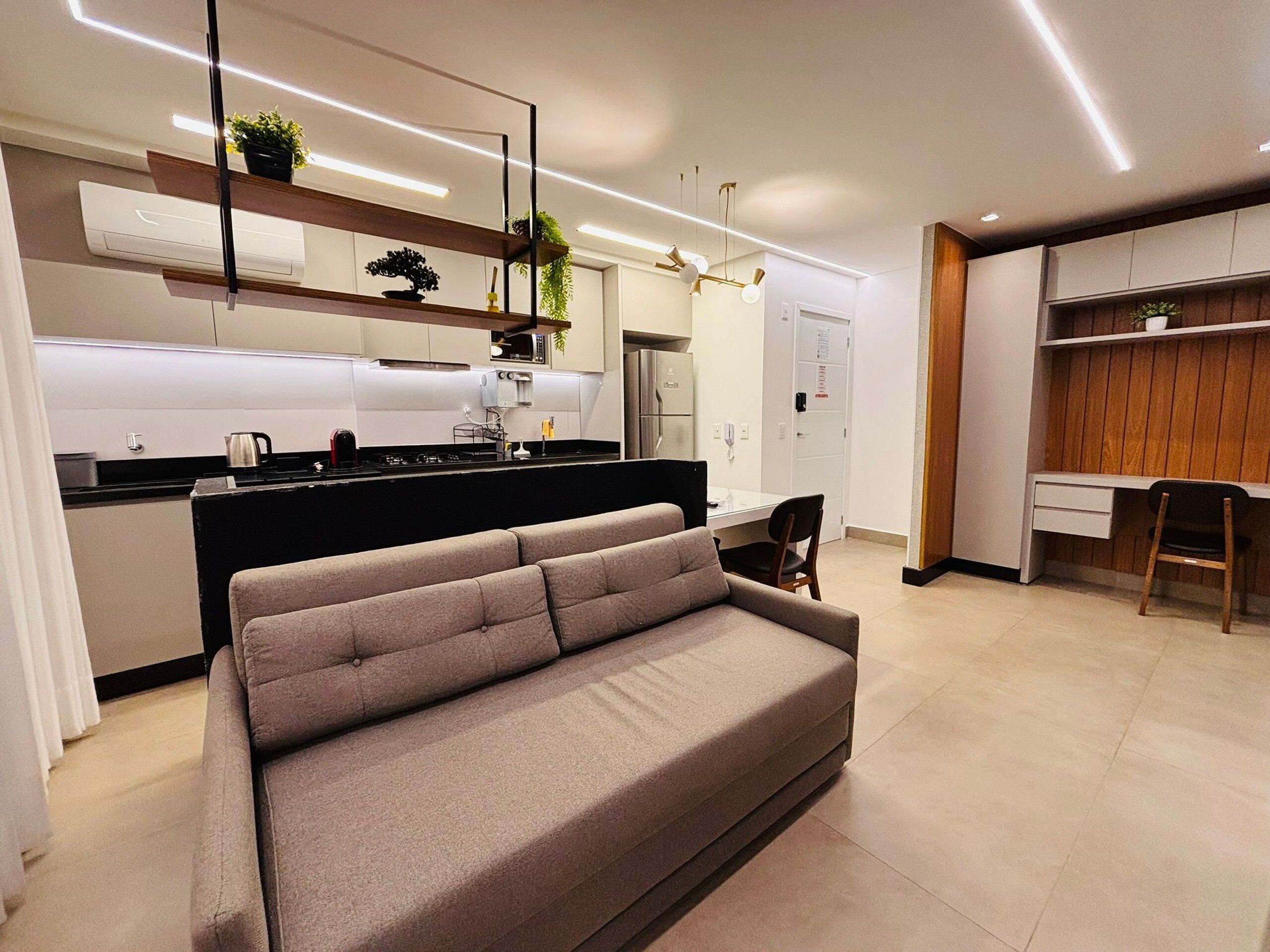 Luxury Apartment | Living area | 40-inch Smart TV with digital channels, pay movies