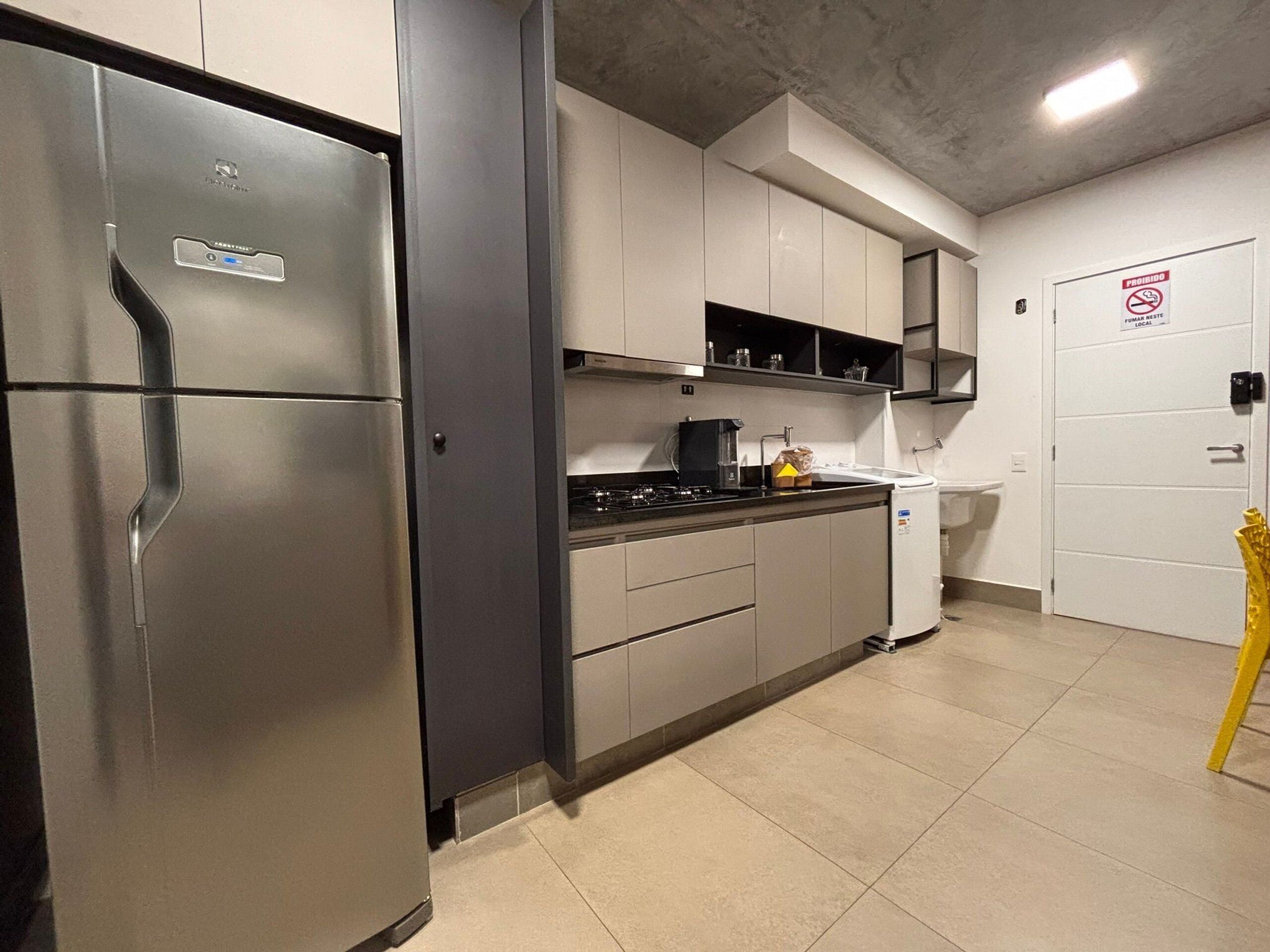 Lägenhet Comfort | Eget kök | Stort kylskåp, mikrovågsugn, ugn och spishäll