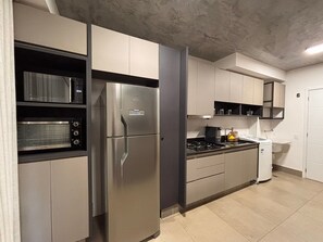 Design Apartment | Private kitchen - ID Vida Urbana (Goiânia)